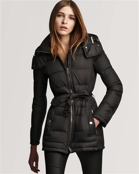 burberry puffer coat women's.